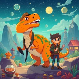 Chrono Chums: Who's There? - Text-based game