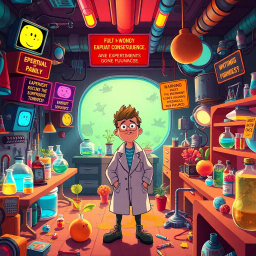 Whose Lab Is It Anyway? - Text-based game