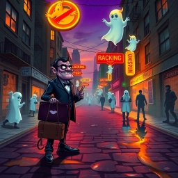 Spectral Contracts: Who You Gonna Call? - Text-based game