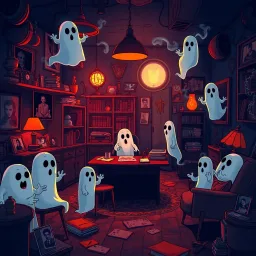 Hello, Whose Ghost Is It Anyway? - Text-based game