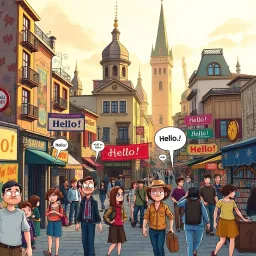 Whose Hello Is It Anyway? - Text-based game