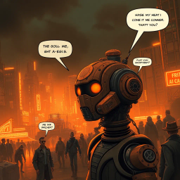 Robot Revolt: True Servant, Bitter Heart - Text-based game