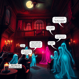 Whose Ghost Is It Anyway? - Text-based game