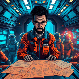 Stellar Code: The Rogue Engineer - Text-based game