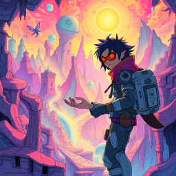 Spectrum Wars: Which Dimension is it Anyway? - Text-based game