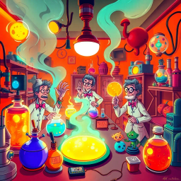 Whose Lab Is It Anyway? - Text-based game