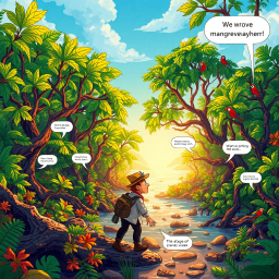 Mangrove Mayhem - Text-based game