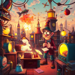 Eureka Sparks! - Text-based game