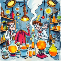 Whose Lab Is It Anyway? - Text-based game