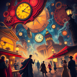 Chrono Clash: Whose Time Is It Anyway? - Text-based game