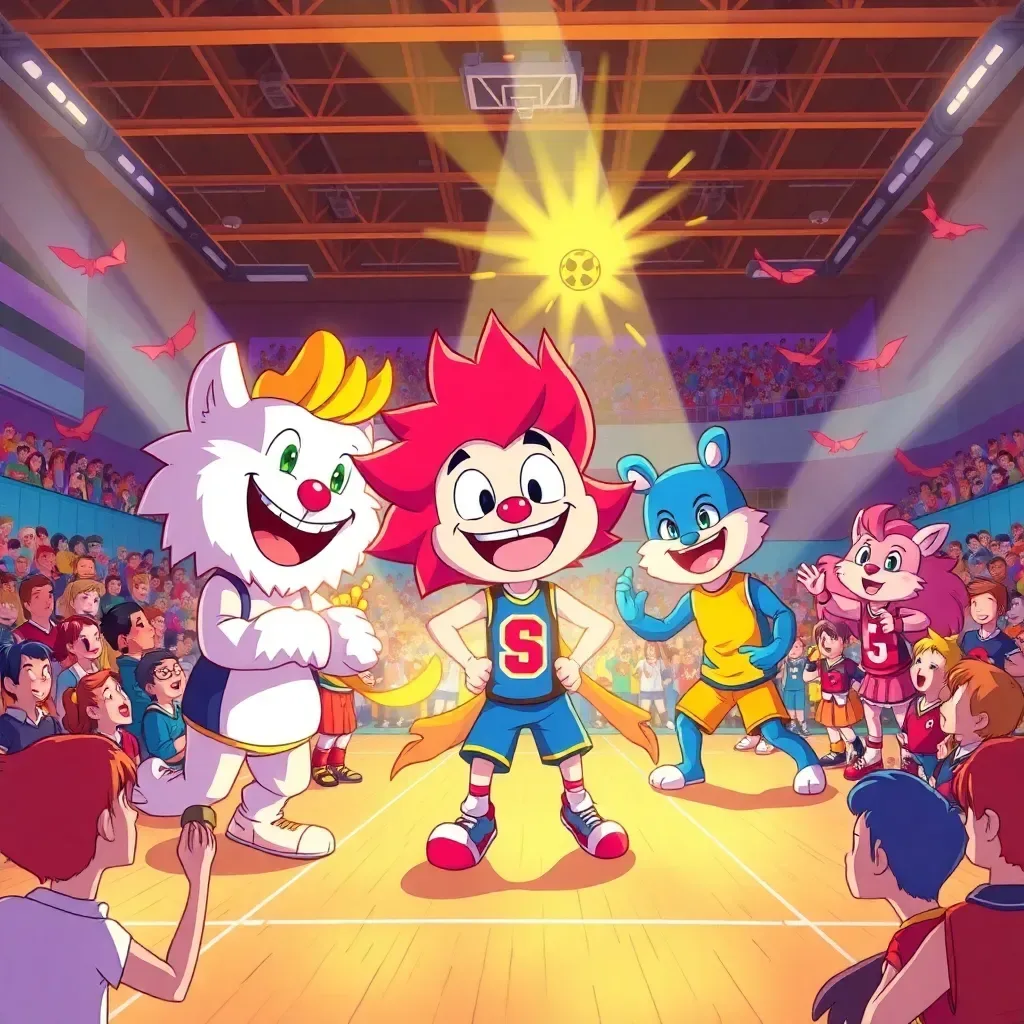 Spirit Showdown: Mascot Mayhem