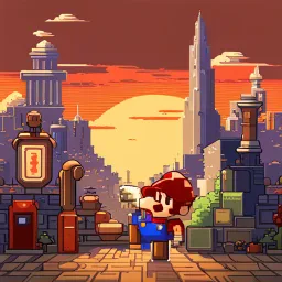 Super Mario: Time Paradox - Text-based game