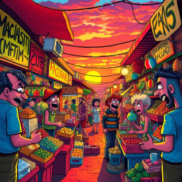 Market Mayhem - Text-based game