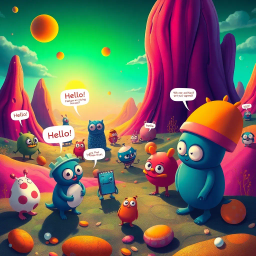 Hello? Who's Hello? - Text-based game