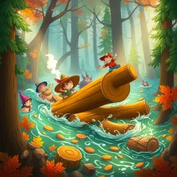 Log Jam Legends - Text-based game