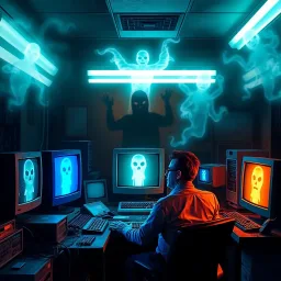 Haunted Byte: Who's This? - Text-based game