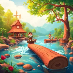 Log Jammin': Who's Logs Are These, Anyway? - Text-based game