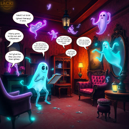 Hello, Whose Ghost Is It Anyway? - Text-based game