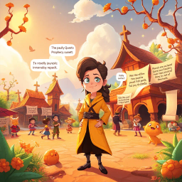 Whose Prophecy Is It, Anyway? - Text-based game