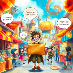 Prophecy Party - Text-based game