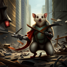 Three-Armed Opossum: The Great Rescue - Text-based game