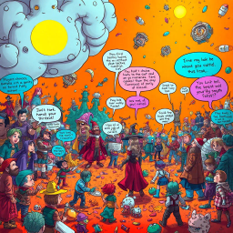 Metamayhem: Whose Adventure Is It Anyway? - Text-based game