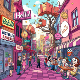 Whose Hellos Are These, Anyway? - Text-based game