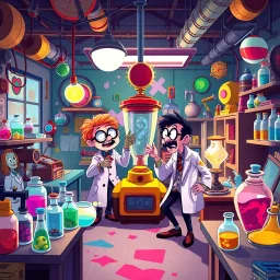 Whose Lab Is It Anyway? - Text-based game