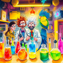 Whose Lab Is It Anyway? - Text-based game