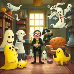 Whose Ghost Is It Anyway? - Text-based game