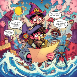 Metamayhem: Who's Adventure is It Anyway? - Text-based game