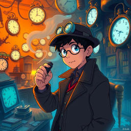 Chrono Chums: Who's There? - Text-based game