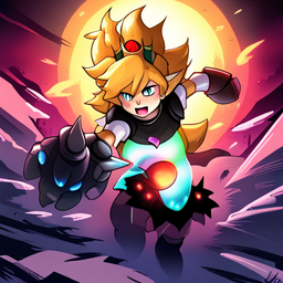 Bowsette's Body Quest - Text-based game