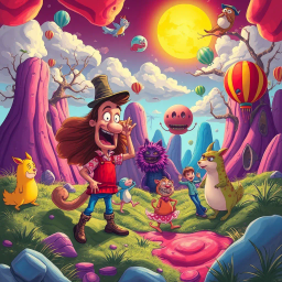 Metamayhem: Whose Adventure Is It Anyway? - Text-based game