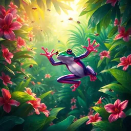 Frogs vs. Flowers - Text-based game