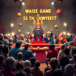 Whose Game Is It Anyway? - Text-based game