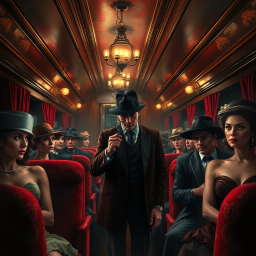 Murder on the Moonlight Express - Text-based game