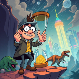 Chrono-Caper: Who's Time Is It Anyway? - Text-based game