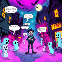 Whose Ghost is it Anyway? - Text-based game