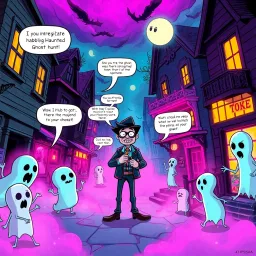 Whose Ghost is it Anyway? - Text-based game