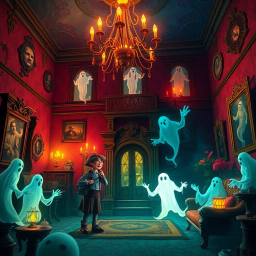 Whose Ghost Is It Anyway? - Text-based game