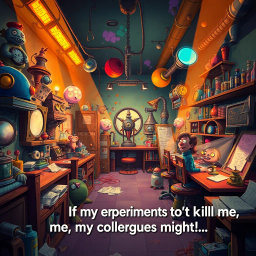Whose Lab Is It Anyway? - Text-based game