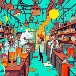 Whose Lab Is It Anyway? - Text-based game