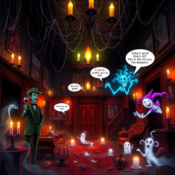 Whose Ghost Is It Anyway? - Text-based game