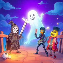 Whose Ghost Is It Anyway? - Text-based game