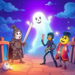 Whose Ghost Is It Anyway? - Text-based game