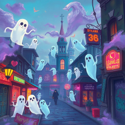 Whose Ghost Is It Anyway? - Text-based game