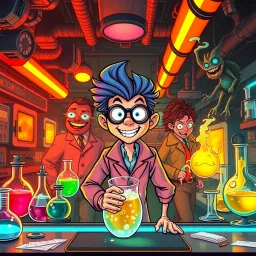 Whose Lab Is It Anyway? - Text-based game