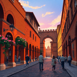 Porticoes of Bologna: The Quest for the Missing Arch - Text-based game