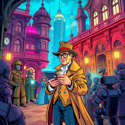 Chrono-Caper: Who's Time Is It Anyway? - Text-based game